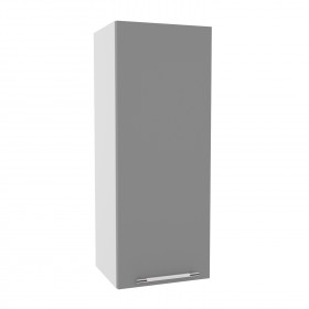 Квадро ВП 350 шкаф верхний высокий (Белый софт/корпус Серый) в Уяре - uyar.katalogmebeli.com | фото