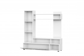 Мебель для гостиной "МГС 9" Белый / Цемент светлый в Уяре - uyar.katalogmebeli.com | фото 3