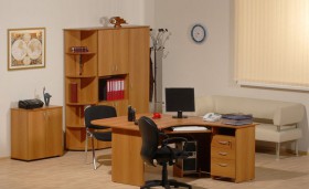 Мебель для персонала Рубин 42 Светлый миланский орех в Уяре - uyar.katalogmebeli.com | фото 2