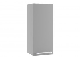 Монца ВП 300 шкаф верхний высокий (Белый софт/корпус Серый) в Уяре - uyar.katalogmebeli.com | фото