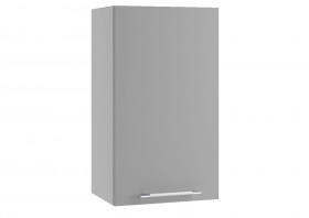 Монца ВП 400 шкаф верхний высокий (Белый софт/корпус Серый) в Уяре - uyar.katalogmebeli.com | фото