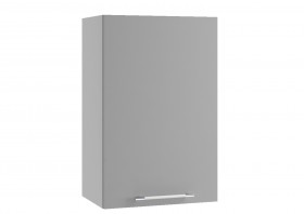 Монца ВП 450 шкаф верхний высокий (Белый софт/корпус Серый) в Уяре - uyar.katalogmebeli.com | фото
