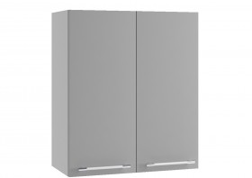 Монца ВП 700 шкаф верхний высокий (Белый софт/корпус Серый) в Уяре - uyar.katalogmebeli.com | фото