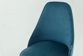 Набор стульев Милан 2 шт (зеленый велюр/белый) в Уяре - uyar.katalogmebeli.com | фото 2