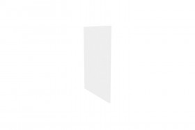 Герда ЛД.272930.000 Фасад панель окончание острова (Белый глянец) в Уяре - uyar.katalogmebeli.com | фото