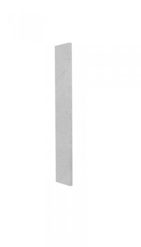 Панель торцевая (для шкафа верхнего торцевого) ПТ 400 Лофт (Штукатурка белая) в Уяре - uyar.katalogmebeli.com | фото