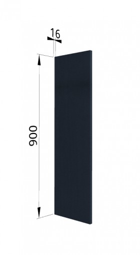 Панель торцевая (для шкафа верхнего высокого) ВП Тито, Гарда (Индиго) в Уяре - uyar.katalogmebeli.com | фото