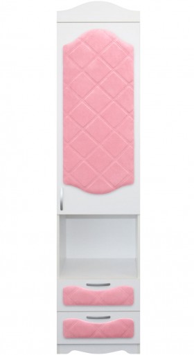 Пенал с ящиками серии Иллюзия 36 Светло-розовый в Уяре - uyar.katalogmebeli.com | фото