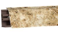 Плинтус LB-38, L=3000мм, камень юрский II в Уяре - uyar.katalogmebeli.com | фото 1