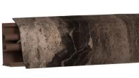 Плинтус LB-38, L=3000мм, мрамор бергамо темный в Уяре - uyar.katalogmebeli.com | фото 1