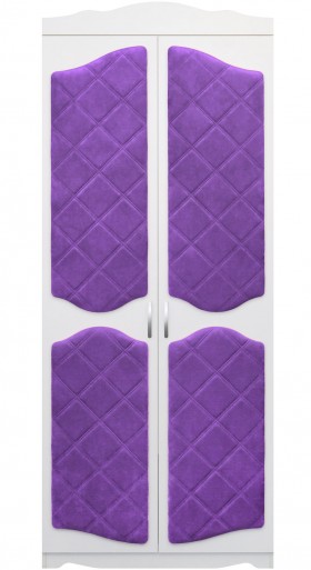Шкаф 2-х створчатый серии Иллюзия 32 фиолетовый в Уяре - uyar.katalogmebeli.com | фото 1