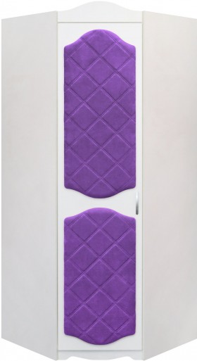 Шкаф угловой Иллюзия 32 Фиолетовый в Уяре - uyar.katalogmebeli.com | фото