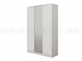 Шкаф 3-х створчатый Афина-1 (Белый/Белый глянец) в Уяре - uyar.katalogmebeli.com | фото