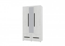 Шкаф 3-х створчатый с ящиками и зеркалом Вега (Прованс) в Уяре - uyar.katalogmebeli.com | фото