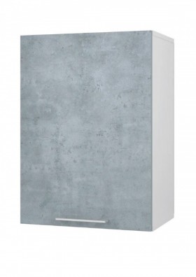 Шкаф 45 с фасадом Лофт (Камень Оленна/Белый) в Уяре - uyar.katalogmebeli.com | фото