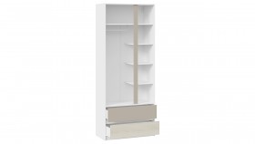 Шкаф для одежды комбинированный «Сканди» Дуб Гарден/Белый/Глиняный серый в Уяре - uyar.katalogmebeli.com | фото 2