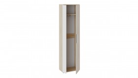 Шкаф для одежды «Нуар» тип 1 Дуб Сонома/Белый ясень в Уяре - uyar.katalogmebeli.com | фото 3