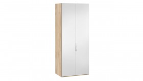 Шкаф для одежды с 2 зеркальными дверями «Эмбер» Яблоня Беллуно в Уяре - uyar.katalogmebeli.com | фото 1