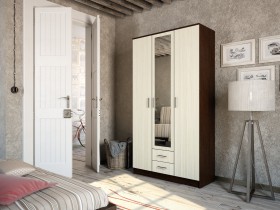 Шкаф-для одежды Трио в Уяре - uyar.katalogmebeli.com | фото 1