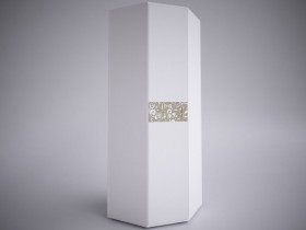Шкаф для одежды угловой СЕЛЕНА EVO (Белый/Фотопечать) в Уяре - uyar.katalogmebeli.com | фото