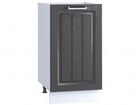 Шкаф нижний 400, ШН 400 (Клен серый/корпус белый) в Уяре - uyar.katalogmebeli.com | фото