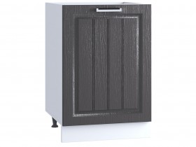 Шкаф нижний под мойку 500, ШНМ 500 (Клен серый/корпус белый) в Уяре - uyar.katalogmebeli.com | фото