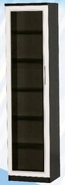 Шкаф средний со стеклодверью ДЛЯ ГОСТИНОЙ ШСС-450 Венге/Дуб выбеленный в Уяре - uyar.katalogmebeli.com | фото