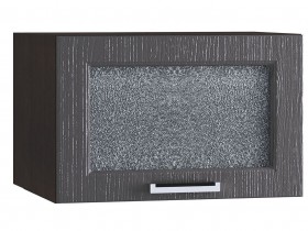 Шкаф верхний горизонтальный со стеклом 510, ШВГС 510 (Клен серый/корпус венге) в Уяре - uyar.katalogmebeli.com | фото