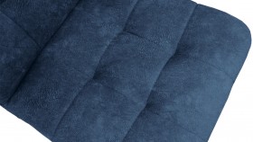 Стул «Аспен» К1С Черный муар/Микровелюр Wellmart Blue в Уяре - uyar.katalogmebeli.com | фото 3
