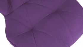 Стул «Elvis» Т7 (Черный муар/Велюр S002 фиолетовый) в Уяре - uyar.katalogmebeli.com | фото 3