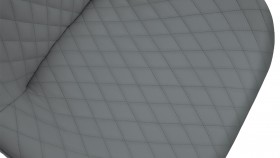 Стул «Оливер» К1С Черный муар/Кожзам Polo Graphite в Уяре - uyar.katalogmebeli.com | фото 3