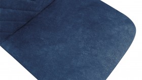 Стул «Шерри» К3 Черный муар/Микровелюр Wellmart Blue в Уяре - uyar.katalogmebeli.com | фото 3