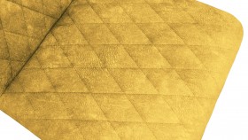 Стул «Стенли» К1С Белый/Микровелюр Wellmart Yellow в Уяре - uyar.katalogmebeli.com | фото 3