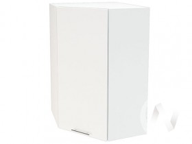 Угловой шкаф Валерия-М ШВУ 599 (Белый глянец/Белый/верхний/высокий) в Уяре - uyar.katalogmebeli.com | фото